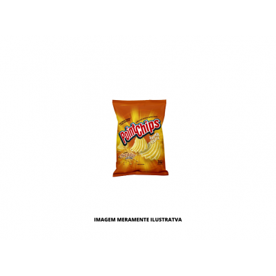BATATA - POINTCHIPS - 30g - ONDA CHEDDAR E BACON - CX24
